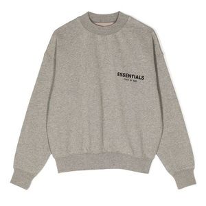 Essentials - Fear of God - Kids - Grey Crewneck Sweater - Size 8